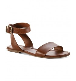 Miiah Flat Sandals Brown $26.18 Shoes