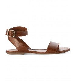 Miiah Flat Sandals Brown $26.18 Shoes