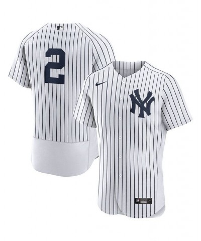 Men's Derek Jeter White/Navy New York Yankees Home Authentic Player Jersey $139.50 Jersey