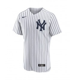 Men's Derek Jeter White/Navy New York Yankees Home Authentic Player Jersey $139.50 Jersey