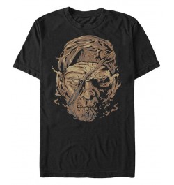 Universal Monsters Men's Mummy Big Face Short Sleeve T-Shirt Black $17.15 T-Shirts