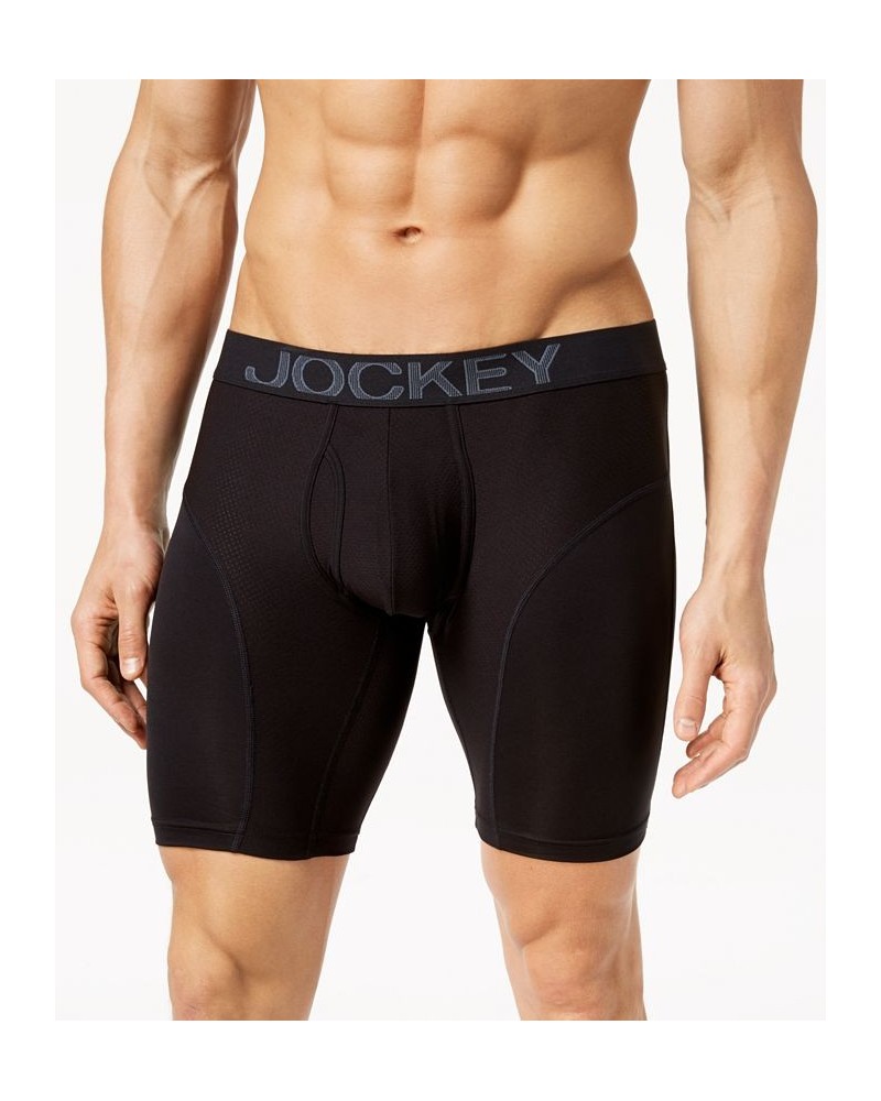 Men's Big Man RapidCool Midway Briefs Black $12.99 Underwear