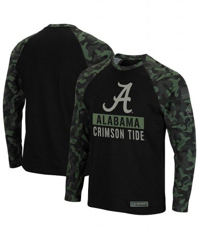 Men's Black, Camo Alabama Crimson Tide OHT Military-Inspired Appreciation Big and Tall Raglan Long Sleeve T-shirt $29.40 T-Sh...