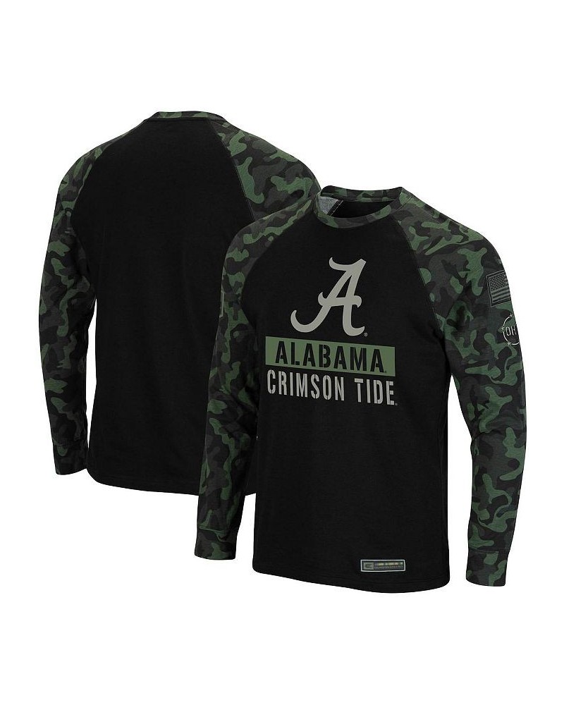 Men's Black, Camo Alabama Crimson Tide OHT Military-Inspired Appreciation Big and Tall Raglan Long Sleeve T-shirt $29.40 T-Sh...