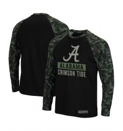 Men's Black, Camo Alabama Crimson Tide OHT Military-Inspired Appreciation Big and Tall Raglan Long Sleeve T-shirt $29.40 T-Sh...