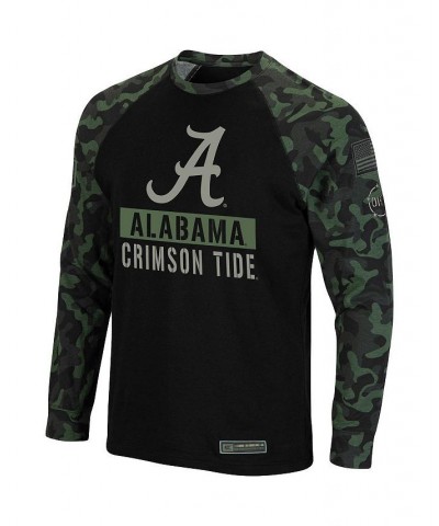 Men's Black, Camo Alabama Crimson Tide OHT Military-Inspired Appreciation Big and Tall Raglan Long Sleeve T-shirt $29.40 T-Sh...