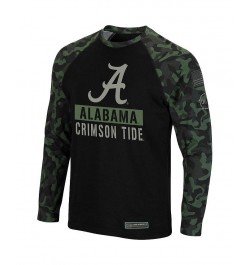 Men's Black, Camo Alabama Crimson Tide OHT Military-Inspired Appreciation Big and Tall Raglan Long Sleeve T-shirt $29.40 T-Sh...