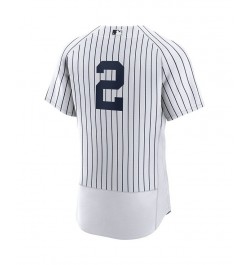 Men's Derek Jeter White/Navy New York Yankees Home Authentic Player Jersey $139.50 Jersey