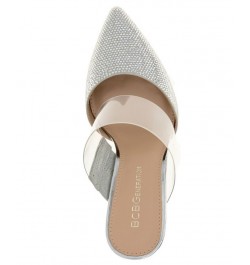 Women's Harnie Mule Pump Silver $52.36 Shoes