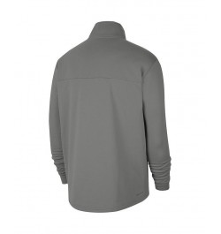 Men's Gray Florida Gators 2021 Coaches Top Performance Half-Zip Jacket $29.40 Jackets