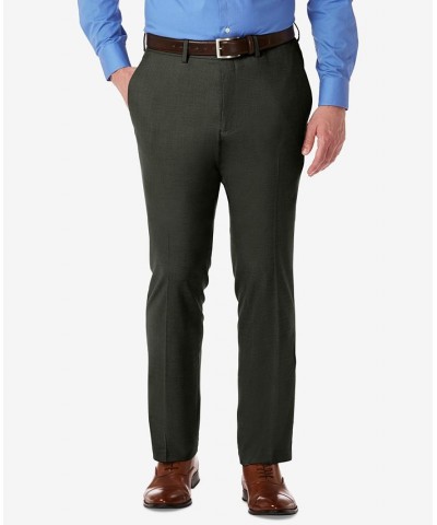 Men's Slim-Fit Stretch Dress Pants Dark Gray Heather $25.43 Pants