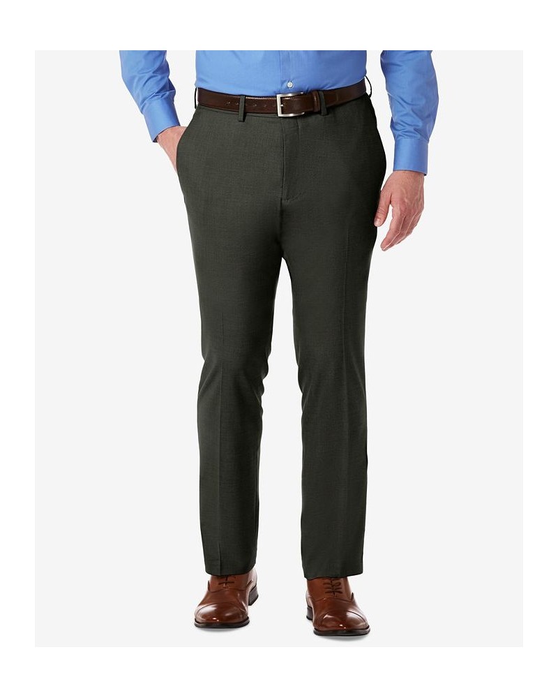 Men's Slim-Fit Stretch Dress Pants Dark Gray Heather $25.43 Pants