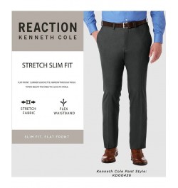 Men's Slim-Fit Stretch Dress Pants Dark Gray Heather $25.43 Pants