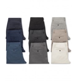 Men's Slim-Fit Stretch Dress Pants Dark Gray Heather $25.43 Pants