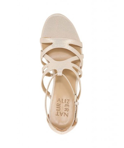 Neona Platform Sandals Gold $40.33 Shoes