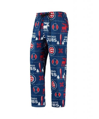 Men's Royal Chicago Cubs Ugly Pajama Sleep Set $38.49 Pajama