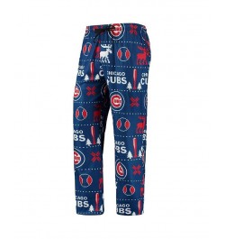 Men's Royal Chicago Cubs Ugly Pajama Sleep Set $38.49 Pajama