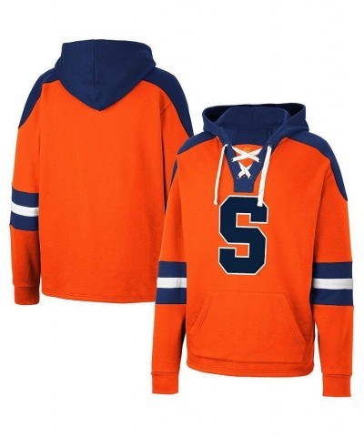 Men's Orange Syracuse Orange Lace-Up 4.0 Pullover Hoodie $32.25 Sweatshirt