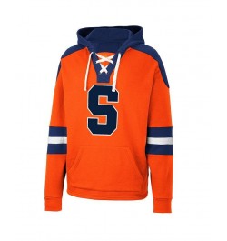 Men's Orange Syracuse Orange Lace-Up 4.0 Pullover Hoodie $32.25 Sweatshirt