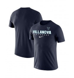 Men's Navy Villanova Wildcats Lacrosse Legend 2.0 Performance T-shirt $28.49 T-Shirts