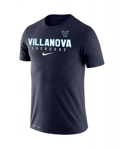 Men's Navy Villanova Wildcats Lacrosse Legend 2.0 Performance T-shirt $28.49 T-Shirts