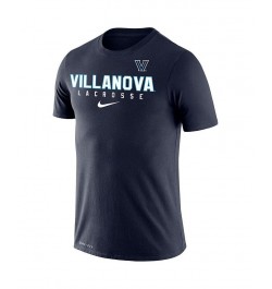 Men's Navy Villanova Wildcats Lacrosse Legend 2.0 Performance T-shirt $28.49 T-Shirts