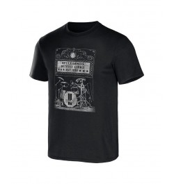 Men's NFL x Darius Rucker Collection by Black Detroit Lions Band T-shirt $19.43 T-Shirts