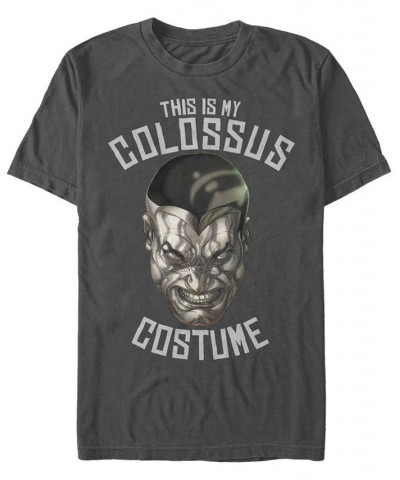 Marvel Men's Colossus Halloween Costume Short Sleeve T-Shirt Gray $19.94 T-Shirts