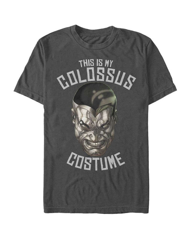 Marvel Men's Colossus Halloween Costume Short Sleeve T-Shirt Gray $19.94 T-Shirts