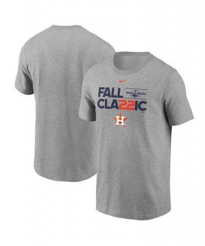 Men's Heather Gray Houston Astros 2022 World Series Icon T-Shirt $19.74 T-Shirts