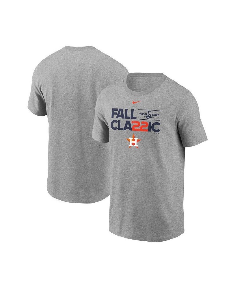 Men's Heather Gray Houston Astros 2022 World Series Icon T-Shirt $19.74 T-Shirts