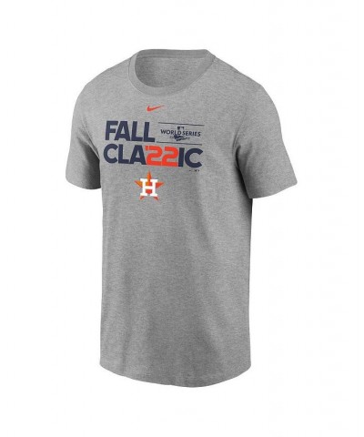 Men's Heather Gray Houston Astros 2022 World Series Icon T-Shirt $19.74 T-Shirts