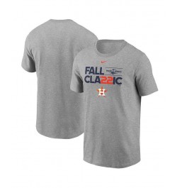 Men's Heather Gray Houston Astros 2022 World Series Icon T-Shirt $19.74 T-Shirts