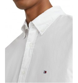 Men's Flex Poplin Regular-Fit Short-Sleeve Shirt White $27.30 Shirts