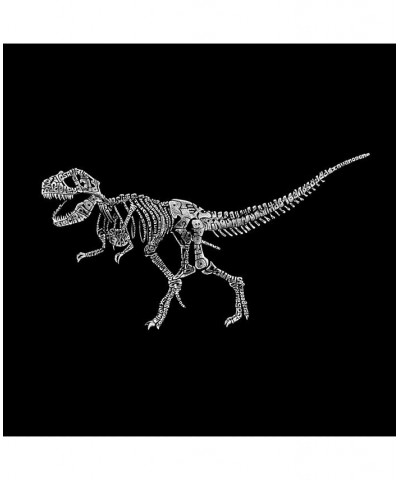 Men's Premium Word Art T-Shirt - Dinosaur T-Rex Skeleton Black $26.99 T-Shirts