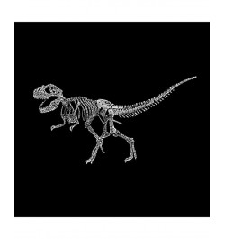 Men's Premium Word Art T-Shirt - Dinosaur T-Rex Skeleton Black $26.99 T-Shirts