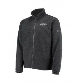 Men's San Antonio Spurs Heathered Charcoal Flanker Full-Zip Jacket $45.60 Jackets