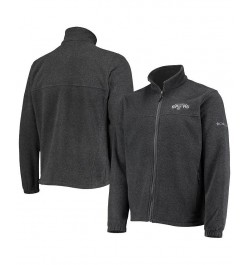 Men's San Antonio Spurs Heathered Charcoal Flanker Full-Zip Jacket $45.60 Jackets