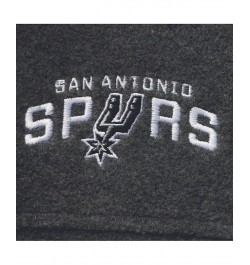 Men's San Antonio Spurs Heathered Charcoal Flanker Full-Zip Jacket $45.60 Jackets