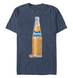 Coca-Cola Men's Classic Fanta Bottle Short Sleeve T-Shirt Blue $15.75 T-Shirts