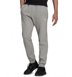 Men's Slim-Fit Originals Essentials Fleece Jogger Pants Gray $31.50 Pants