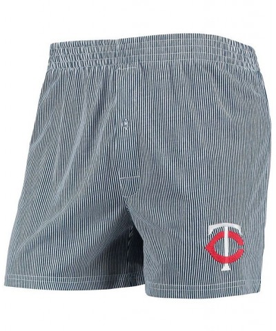 Men's White and Navy Minnesota Twins Gateway T-shirt and Boxer Shorts Sleep Set $27.50 Pajama