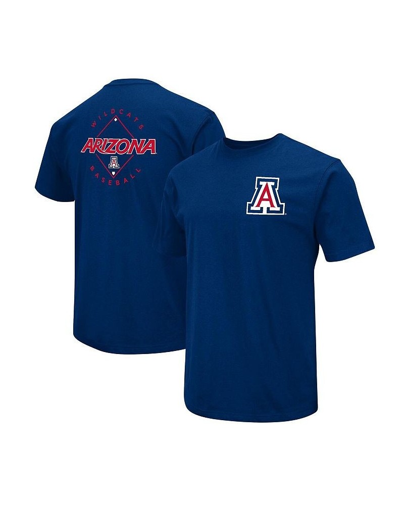 Men's Navy Arizona Wildcats Baseball On-Deck 2-Hit T-shirt $23.99 T-Shirts