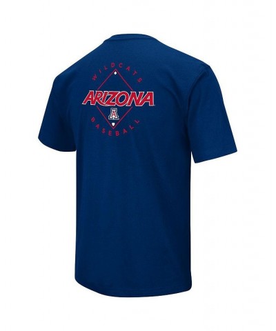 Men's Navy Arizona Wildcats Baseball On-Deck 2-Hit T-shirt $23.99 T-Shirts