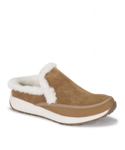 Women's Gemma Clog Slipper Brown $39.50 Shoes