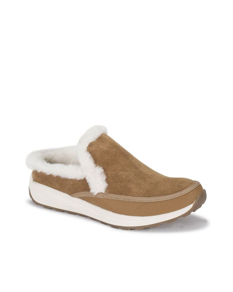 Women's Gemma Clog Slipper Brown $39.50 Shoes