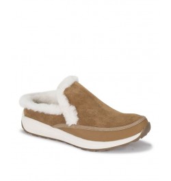 Women's Gemma Clog Slipper Brown $39.50 Shoes