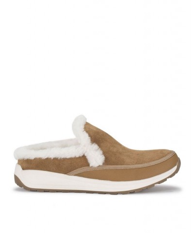 Women's Gemma Clog Slipper Brown $39.50 Shoes