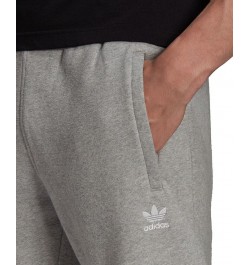 Men's Slim-Fit Originals Essentials Fleece Jogger Pants Gray $31.50 Pants