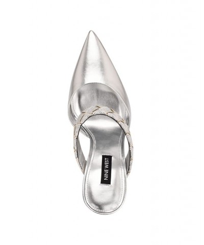 Women's Fresah Pointy Toe Pumps Gray $39.24 Shoes